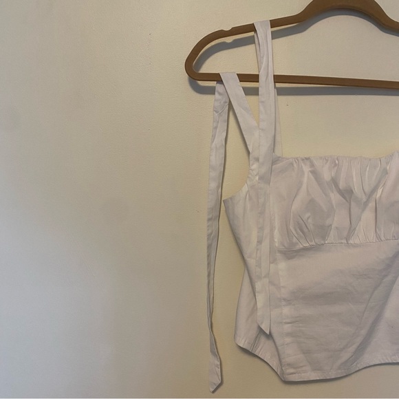 Dynamite | Crop Top Blouse | Women’s M | White - Picture 3 of 4